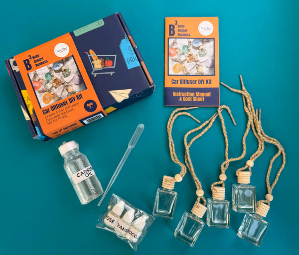 Car Diffuser Business Learning Kit (10 Essential Materials)