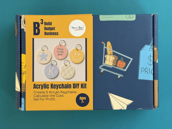 Acrylic Keychain Business Learning Kit (13 Essential Materials)